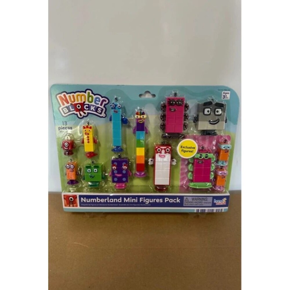 Hand2Mind Number Blocks Numberland Mini Figures Pack Set